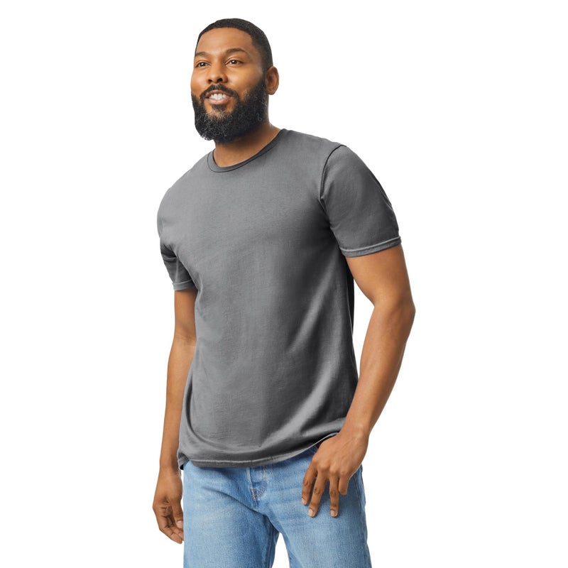 Gildan Adult Softstyle Cotton T-Shirt, Style G64000, Multipack, Charcoal (2-Pack), Medium - Image 3